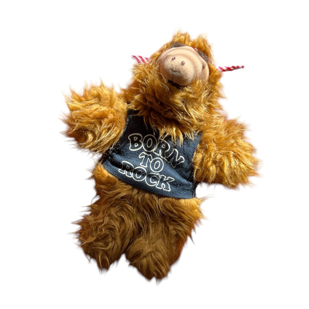 Vintage 1988 Alf Born to Rock Puppet